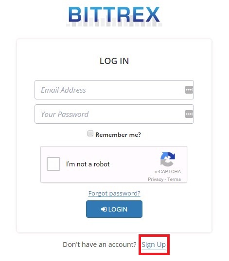 暗号通貨取引サイト「Bittrex」のアカウント作成手順
